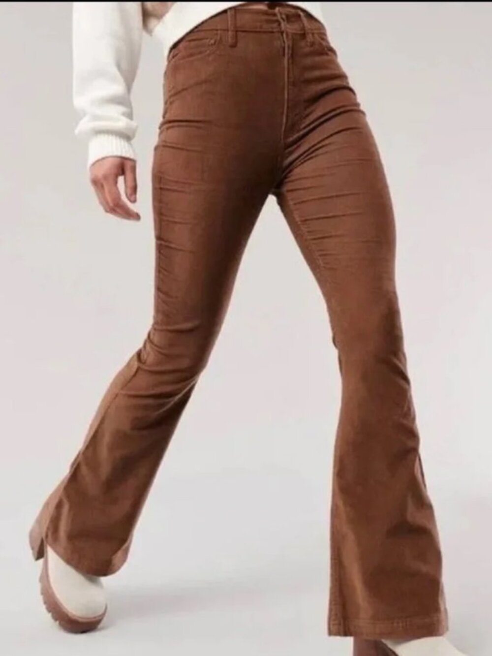 Hollister Co. Corduroy Ultra High-Rise Flare Pants